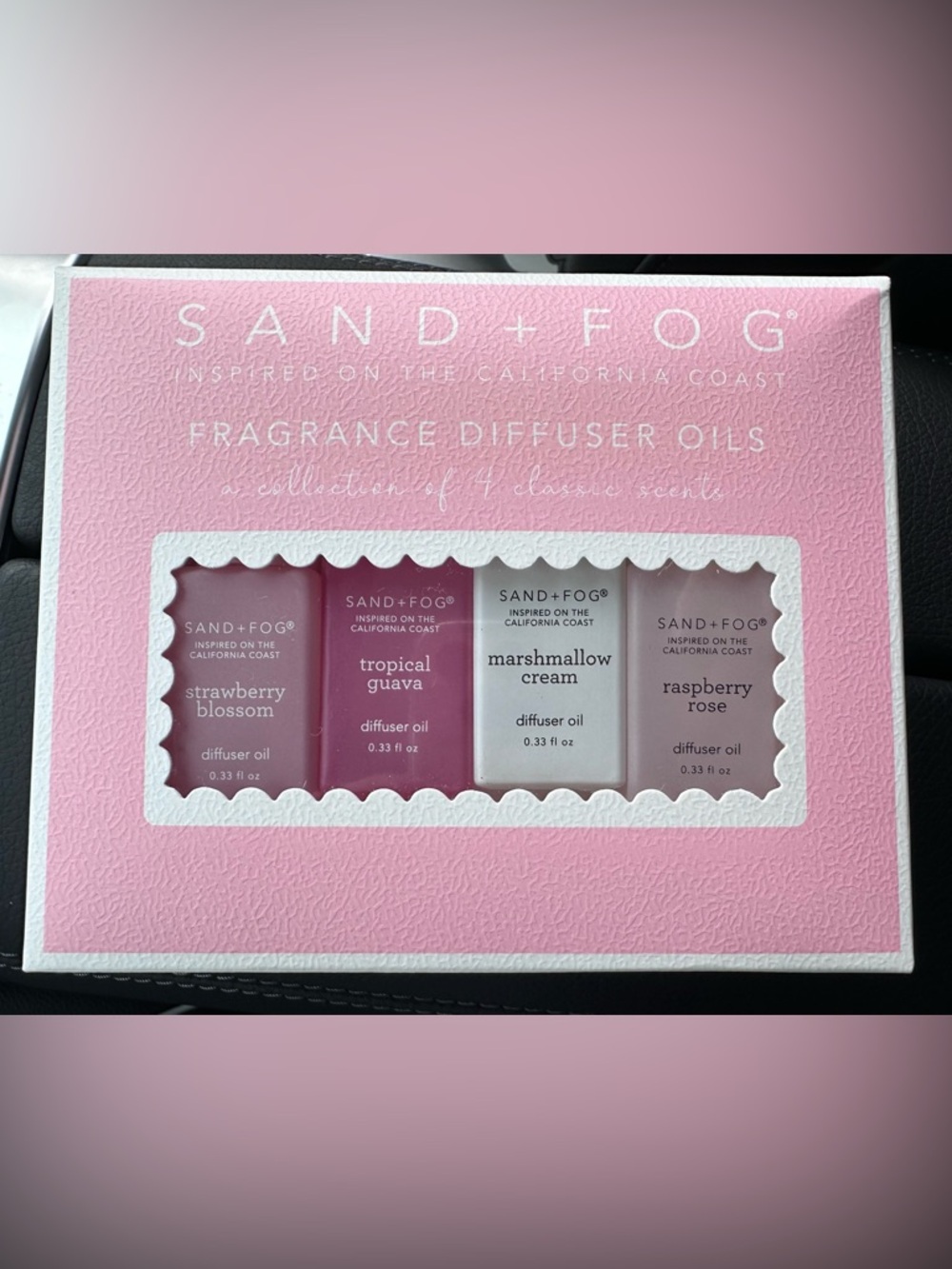 Sand + Fog Diffuser Oils Strawberry Blossom Tropical Guava Raspberry Rose NWT - Picture 5 of 5